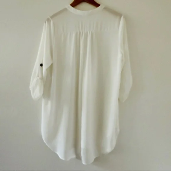 Lush Ivory White Tunic Blouse - Picture 4 of 4